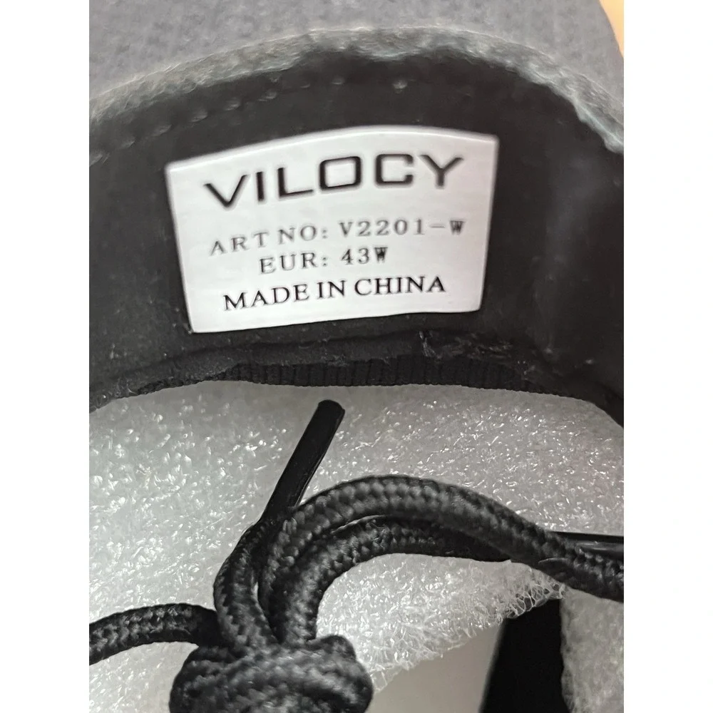 Vilocy Men's Casual Dress Sneakers Oxfords‎ Mesh Walking Shoes Black 10.5 WIDE